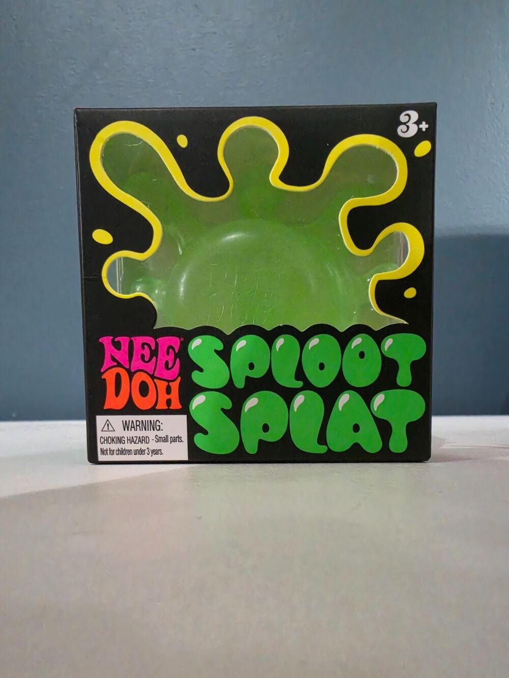 NeeDoh Sploot Splat GREEN Schylling Squishy Fidget Stress Toy NEW Sealed
